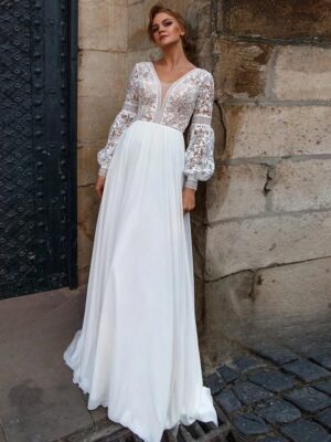 Vestidos de Novia Boho Susurro de Seda