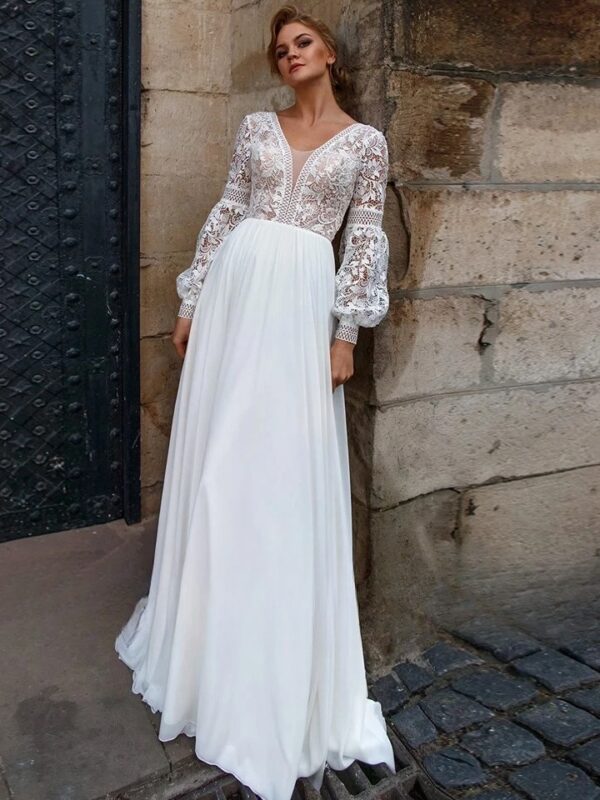 Vestidos de Novia Boho Susurro de Seda
