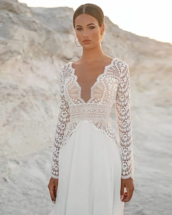 Vestidos de Novia Boho Neblina Secreta