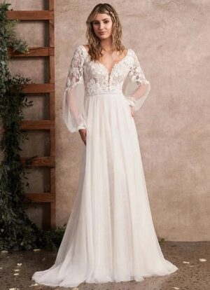 Vestidos de Novia Boho Velo del Alba