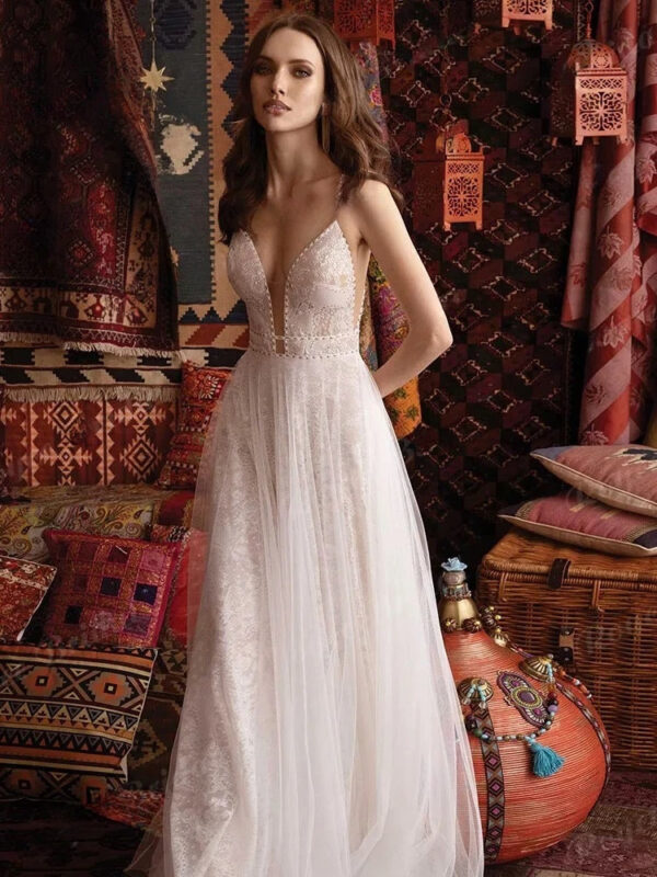 Vestidos de Novia Boho Tacto de Estrellas