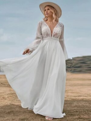 Vestidos de Novia Boho Esencia del Aire