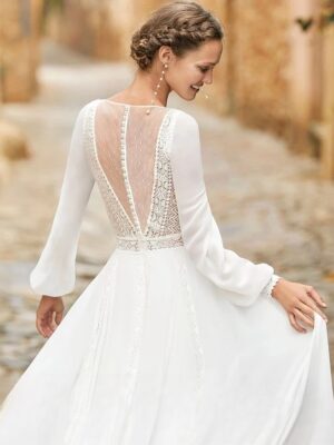 Vestidos de Novia Boho Velo de la Noche