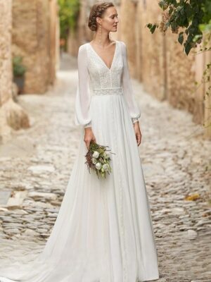 Vestidos de Novia Boho Velo de la Noche
