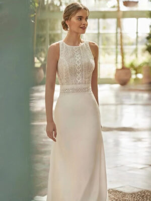 Vestidos de Novia Boho Rosa del Amanecer