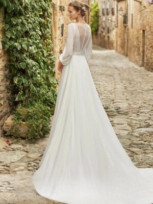 Vestidos de Novia Boho Velo de la Noche