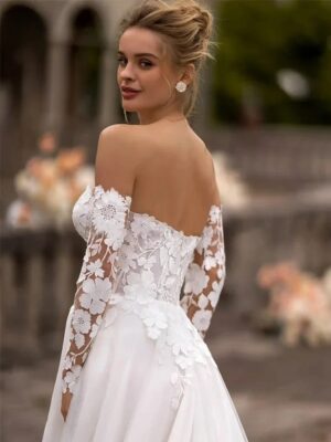 Vestidos de Novia Boho Noche de Algodón