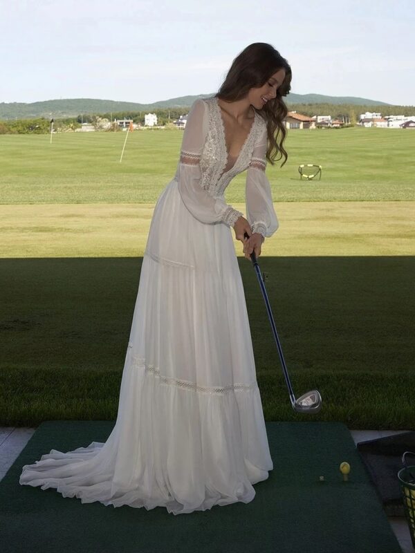 Vestidos de Novia Boho Melodía de Algodón