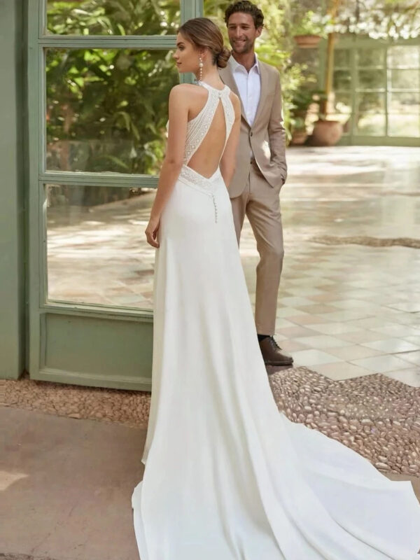 Vestidos de Novia Boho Rosa del Amanecer