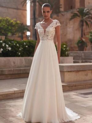 Vestidos de Novia Boho Latido Dorado