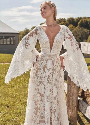 Vestidos de Novia Boho Flor de Encanto