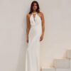 SoDigne Simple Beach Wedding Gown 2024 vestidos de fiesta Halter Sleeveless Bride Dress Long Wedding Party Dress Customized