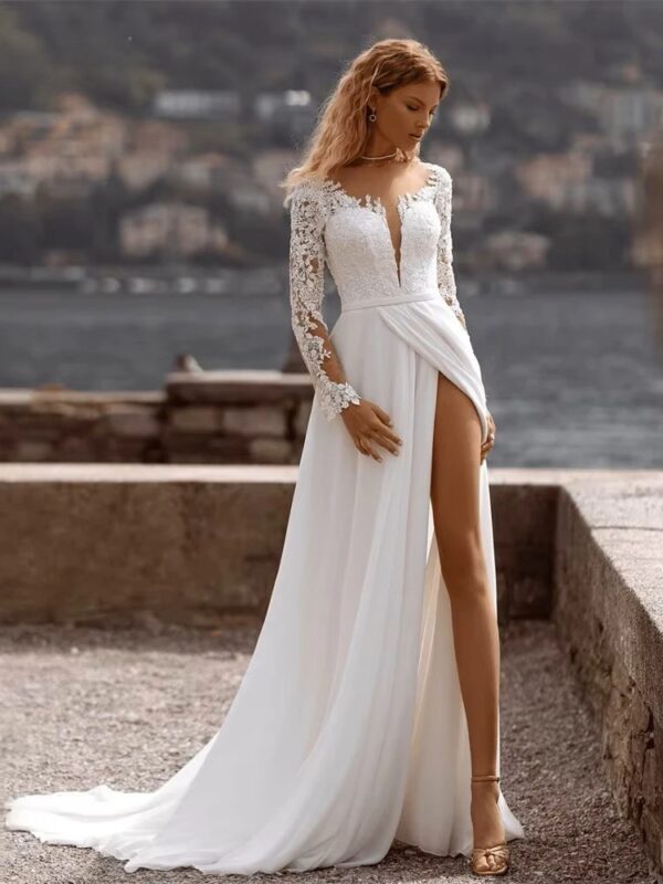 BIGDAY Sweetheart Long Mermaid Wedding Dress Women 2025 Pleat Off The Shoulder Open Back Bridal Gown Vestido De Noiva Customized
