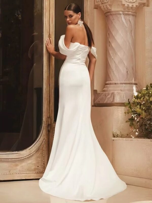 SoDigne Mermaid Off Shoulder Wedding Dresses Strapless Appliques Bride Dress Elegant Bridal Gowns vestidos de novia Customized - Imagen 2