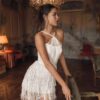 Customized Luxury Short Sheath Wedding Dress Simple Tassel Ivory Sexy Backless Sleeveless Pleat Halter Mini Bridal Gown Vestidos